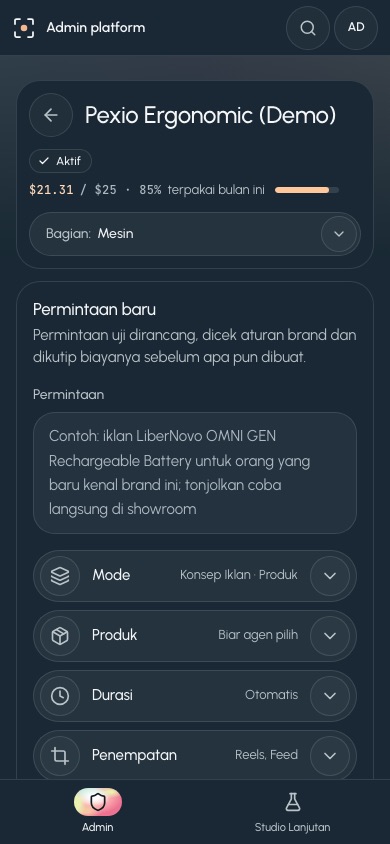 Mesin di HP