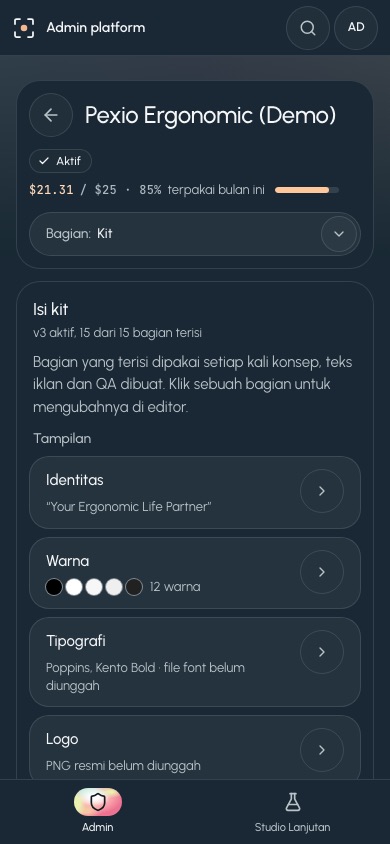 Kit brand di HP