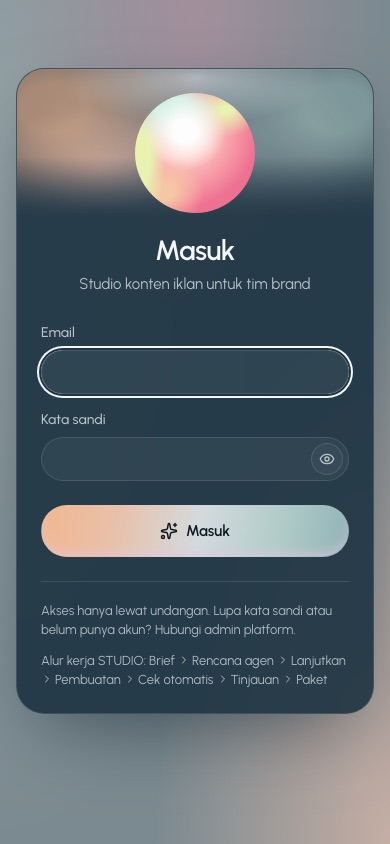 Masuk di HP