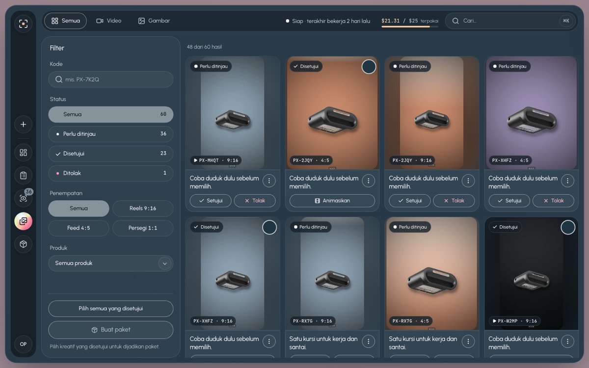 Galeri di desktop