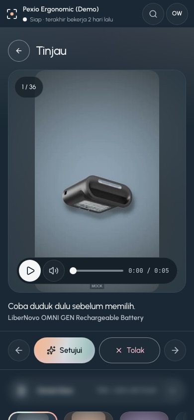 Tinjau pemilik di HP